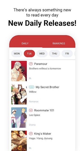 Lezhin中文版截图3
