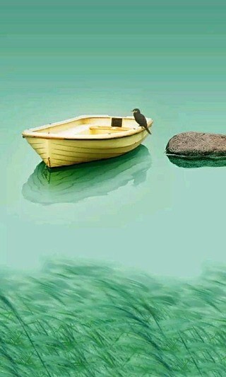深海孤舟绿豆动态壁纸截图0