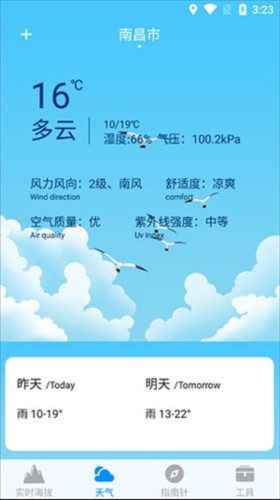 GPS海拔表