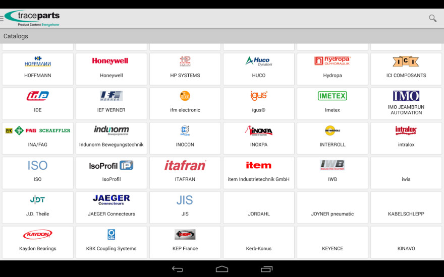 TraceParts截图2