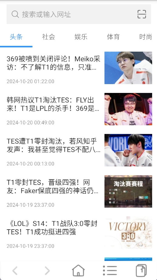 蜜柚浏览器app截图0