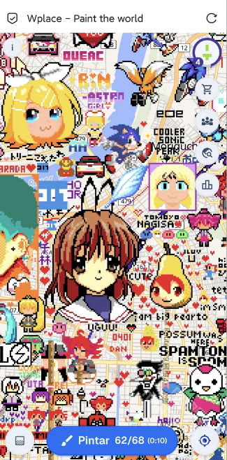 wplace绘制世界截图0