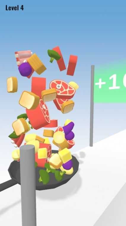 食物翻转3D（Food Flip 3D）截图1
