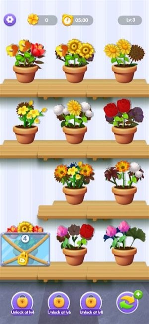 花卉分类游戏(Flowersorting)截图1