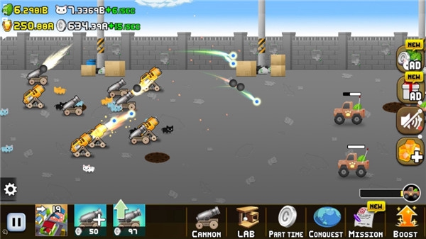 猫咪加农炮 Idle Cat Cannon截图0