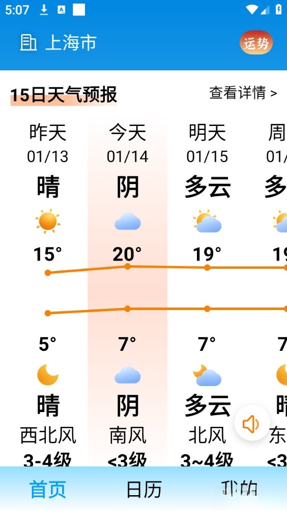 大字看天气截图0