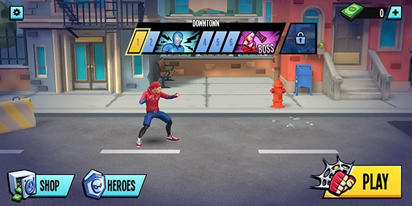 蜘蛛侠英雄游戏(SpiderFighter)截图1