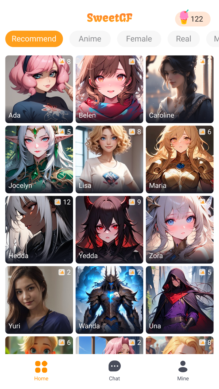 SweetGF聊天软件最新版截图3