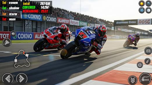 超级摩托车竞速(Super Bike Racing Bike Game)截图1