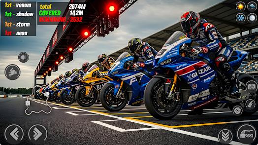 超级摩托车竞速(Super Bike Racing Bike Game)截图0