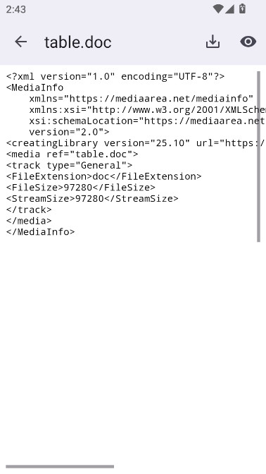 mediainfo安卓汉化版截图0