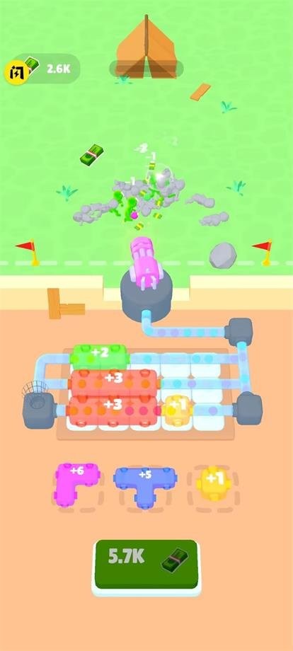 按钮群战截图1