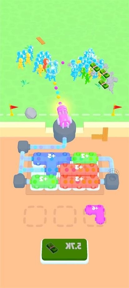 按钮群战截图2