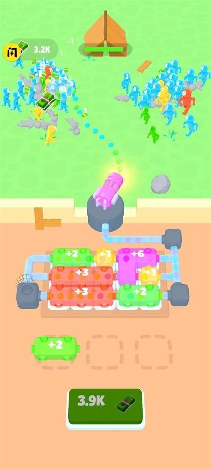 按钮群战截图0