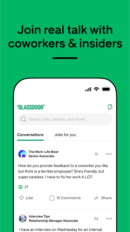 Glassdoor(求职信息全)  安卓版截图2