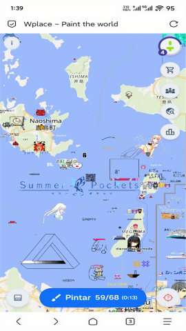 Wplace像素地图截图0