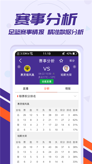 捷报比分截图1