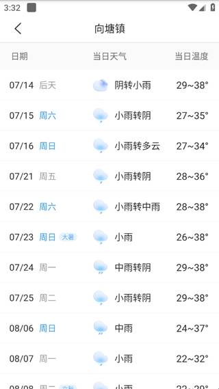 天气预报准点报无广告