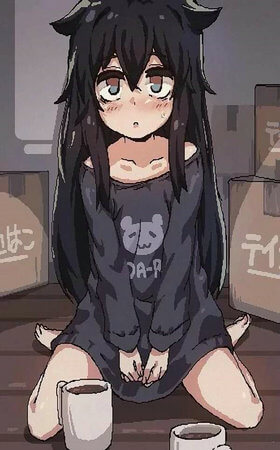 在阴暗的房间中和独孤的女孩子的物语手机版截图0