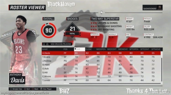 nba2k17手机版