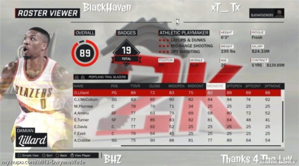 nba2k17手机版