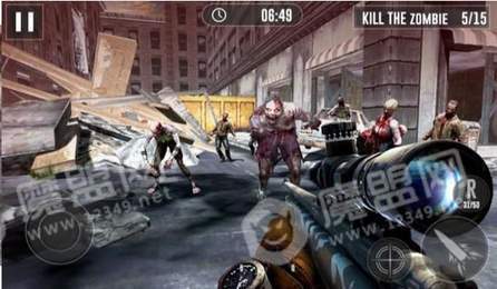 僵尸猎手战场射击截图2