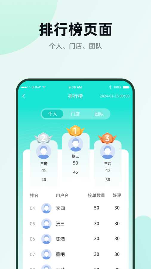 九美到家技师端截图2