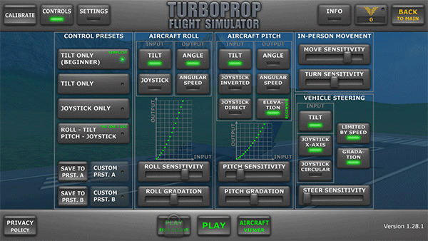 涡轮螺旋桨飞行模拟器破坏模组菜单