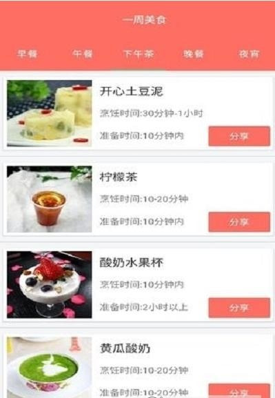 一周美食截图0