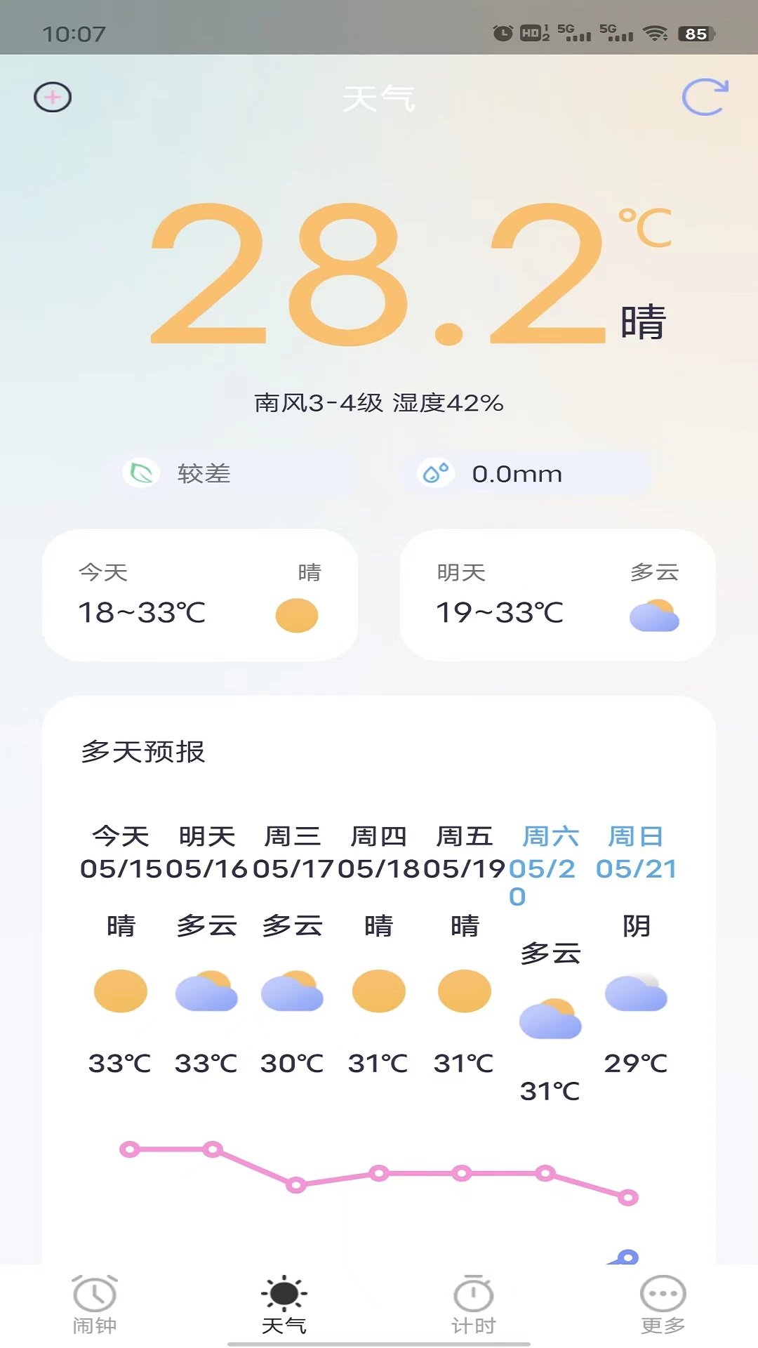 荣星闹钟截图2