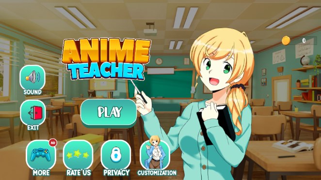 3D动漫老师小游戏(Anime School Teacher 3D)  正式版截图1