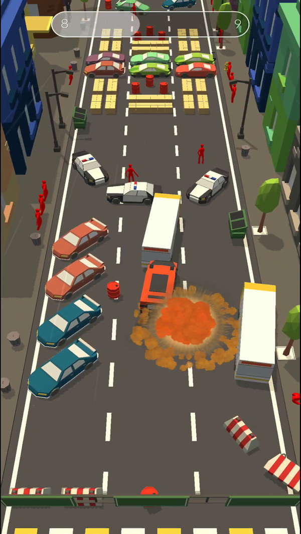 障碍道路碰撞3d截图2