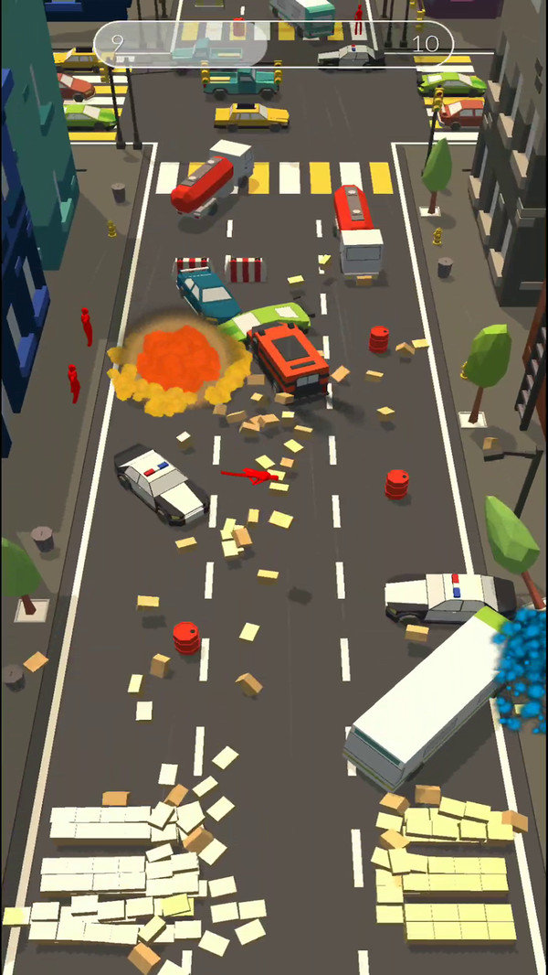 障碍道路碰撞3d截图3