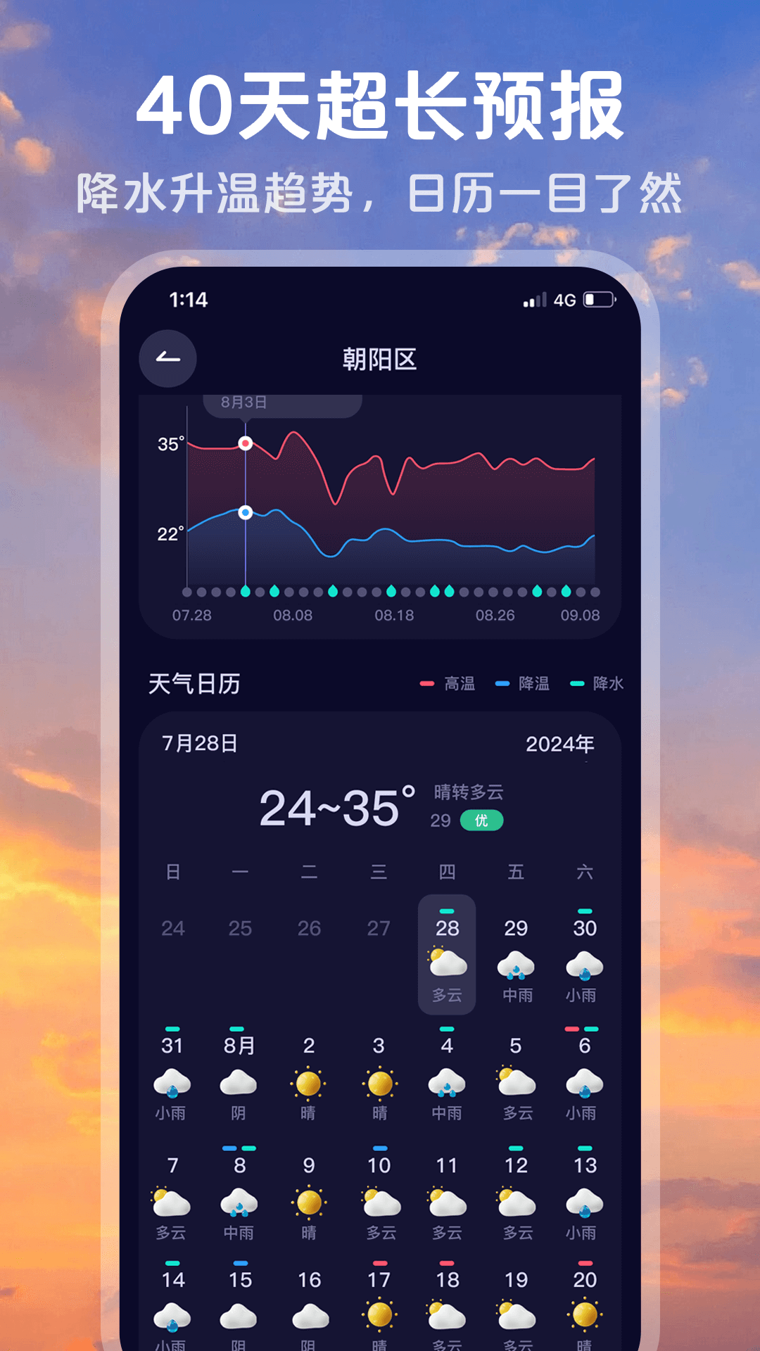 超准天气预报无广告绿化版截图3