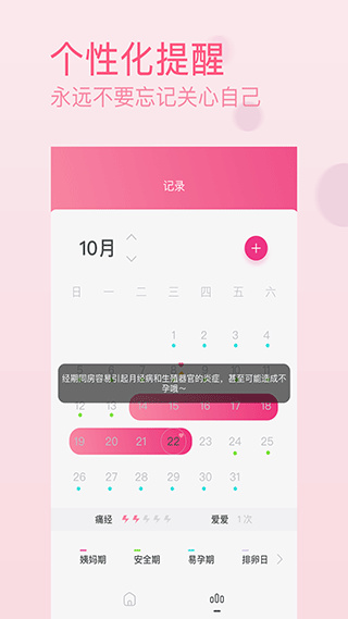 月经期排卵期助手截图1
