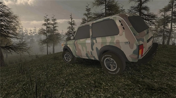 森林驾车游戏 Forest Roads. Niva截图2