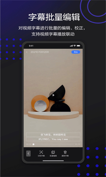 讯飞听见字幕截图1