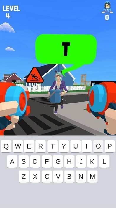 打字射击截图0