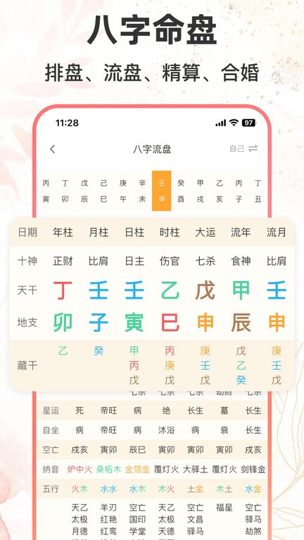八字排盘助手软件截图1