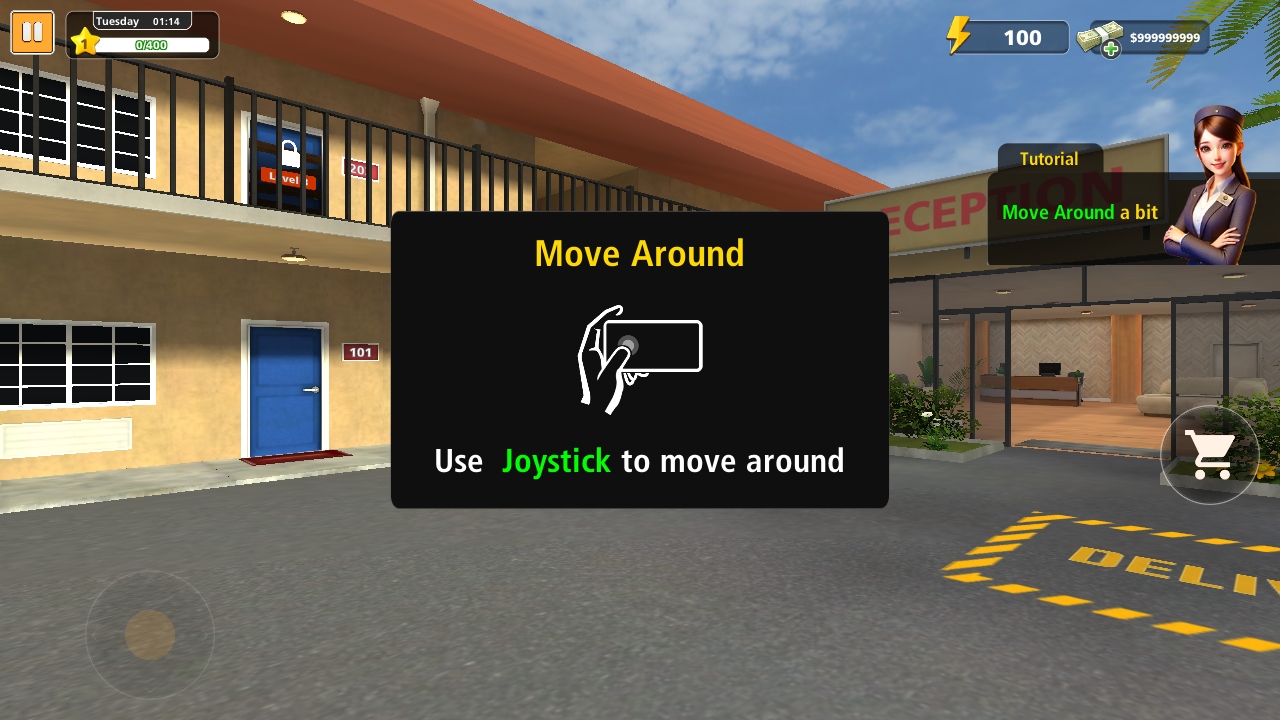 汽车旅馆模拟器安卓(Supermarket Motel Simulator)  安卓版截图2