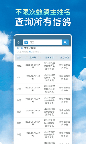 信鸽足环号网查询截图2