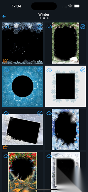 冬季相框(WinterPhotoFrames)安卓版截图1