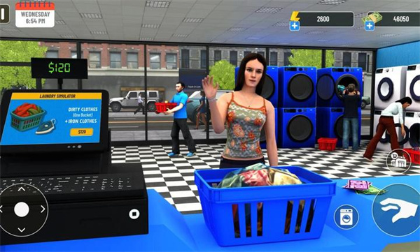 3D自助洗衣店游戏