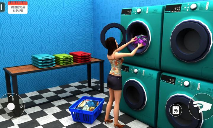 3D自助洗衣店游戏截图1