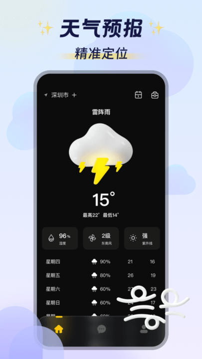 天气预报助手截图0