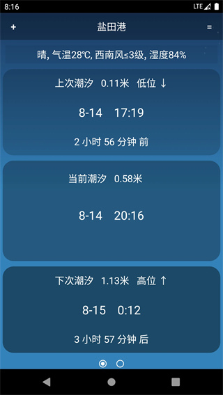 潮汐预报截图0