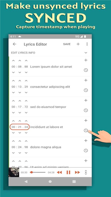 Synced Lyrics Editor截图3