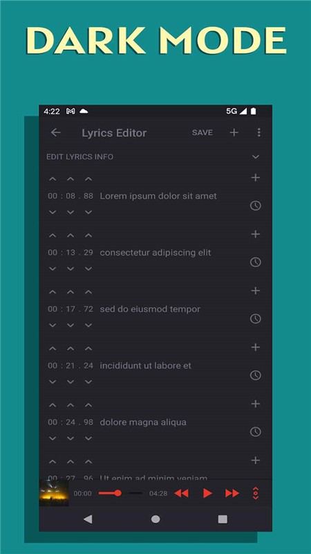 Synced Lyrics Editor截图0