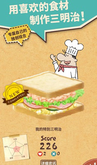 快乐三明治咖啡店最新版截图0