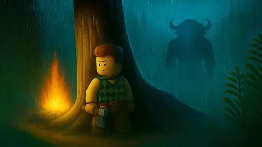 方块逃脱生存之夜(Blox Escape Survival Night)截图0